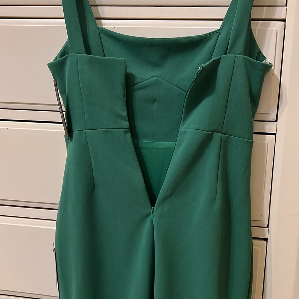 Lulus Women's Vibrant Allure Kelly Green Fitted Midi Dress Size XS NWT wedding - Picture 6 of 14